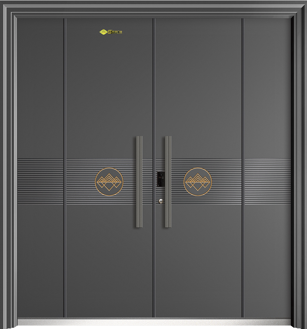 日照金山   氟碳柔和灰+描金